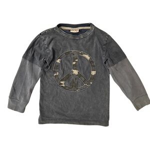 Mish Boys blue camo long sleeve shirt size 4 in excellent condition